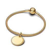 Pendente Pandora Donna Engravable in Lega metallica Cubic Zirconia 364007C01 - 364007C01